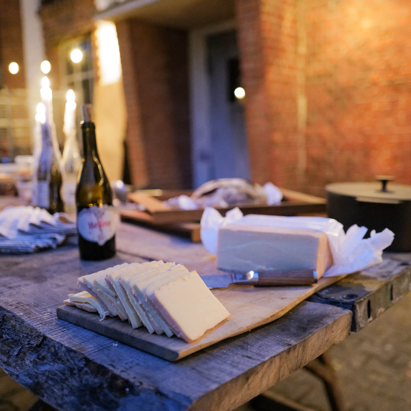 wilder Zutaten für Raclette